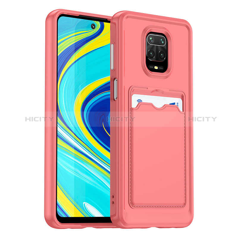 Coque Ultra Fine Silicone Souple 360 Degres Housse Etui J02S pour Xiaomi Redmi Note 9 Pro Max Rouge Plus