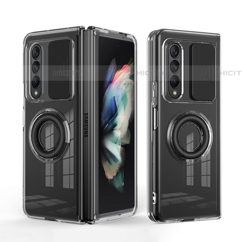 Coque Ultra Fine Silicone Souple 360 Degres Housse Etui MJ1 pour Samsung Galaxy Z Fold4 5G Noir Plus