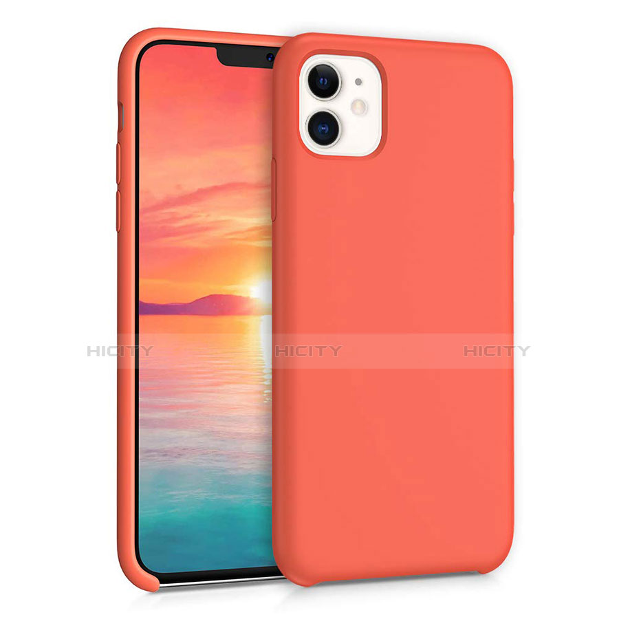 Coque Ultra Fine Silicone Souple 360 Degres Housse Etui pour Apple iPhone 11 Orange Plus