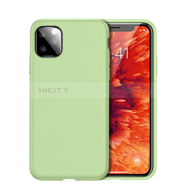 Coque Ultra Fine Silicone Souple 360 Degres Housse Etui pour Apple iPhone 11 Pro Vert Plus