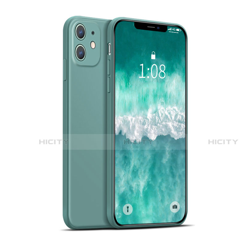 Coque Ultra Fine Silicone Souple 360 Degres Housse Etui pour Apple iPhone 12 Mini Vert Plus