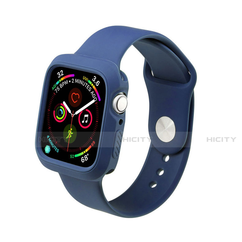 Coque Ultra Fine Silicone Souple 360 Degres Housse Etui pour Apple iWatch 5 40mm Plus