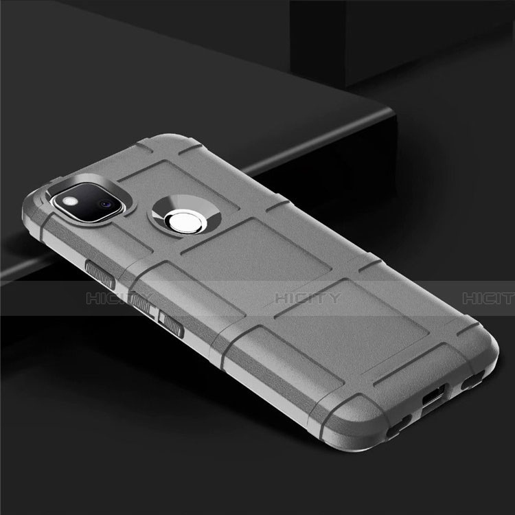 Coque Ultra Fine Silicone Souple 360 Degres Housse Etui pour Google Pixel 4a Gris Plus