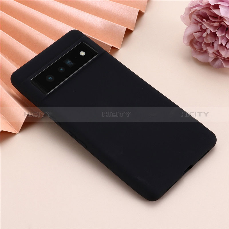 Coque Ultra Fine Silicone Souple 360 Degres Housse Etui pour Google Pixel 7 Pro 5G Noir Plus