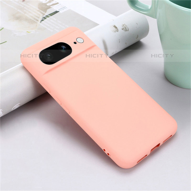 Coque Ultra Fine Silicone Souple 360 Degres Housse Etui pour Google Pixel 8 5G Rose Plus