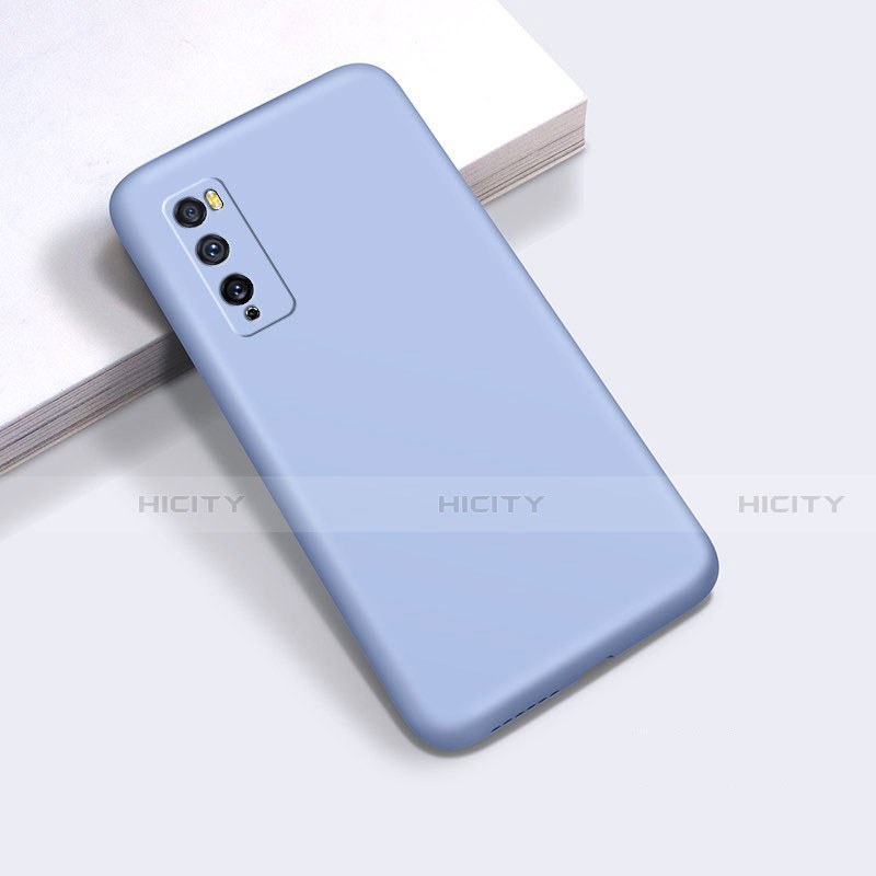 Coque Ultra Fine Silicone Souple 360 Degres Housse Etui pour Huawei Enjoy Z 5G Bleu Ciel Plus