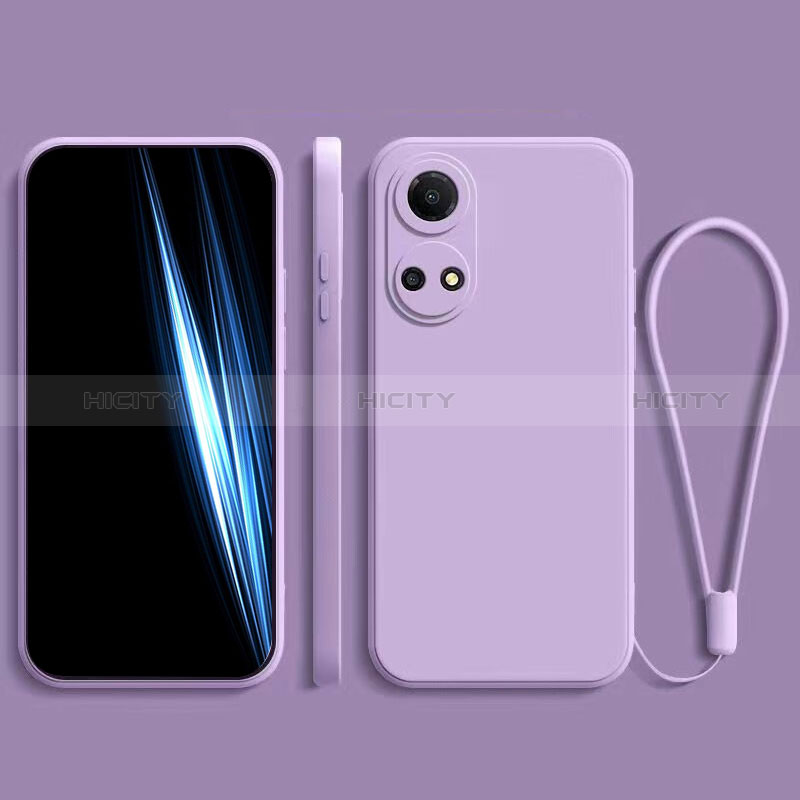 Coque Ultra Fine Silicone Souple 360 Degres Housse Etui pour Huawei Honor X7 Violet Plus