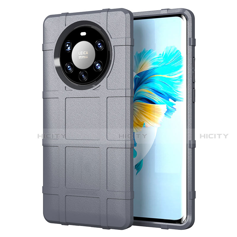 Coque Ultra Fine Silicone Souple 360 Degres Housse Etui pour Huawei Mate 40 Pro+ Plus Gris Plus