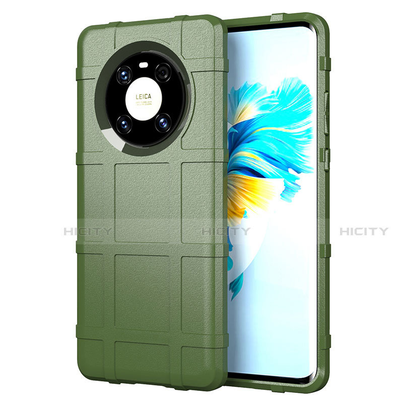 Coque Ultra Fine Silicone Souple 360 Degres Housse Etui pour Huawei Mate 40 Vert Armee Plus