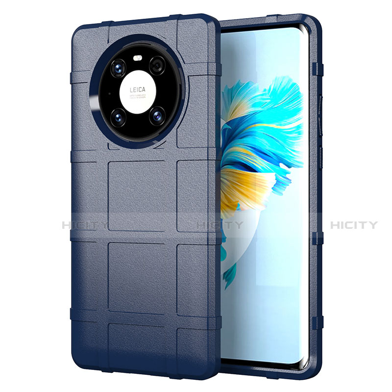 Coque Ultra Fine Silicone Souple 360 Degres Housse Etui pour Huawei Mate 40E Pro 5G Bleu Plus