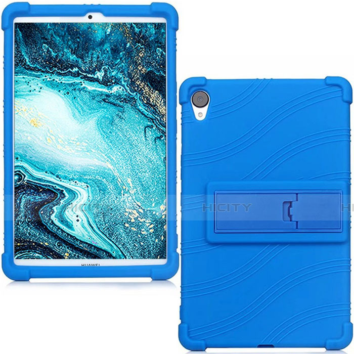 Coque Ultra Fine Silicone Souple 360 Degres Housse Etui pour Huawei MediaPad M6 8.4 Bleu Plus