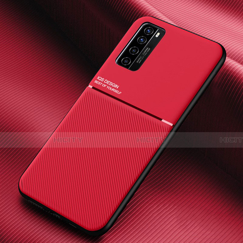 Coque Ultra Fine Silicone Souple 360 Degres Housse Etui pour Huawei Nova 7 5G Rouge Plus