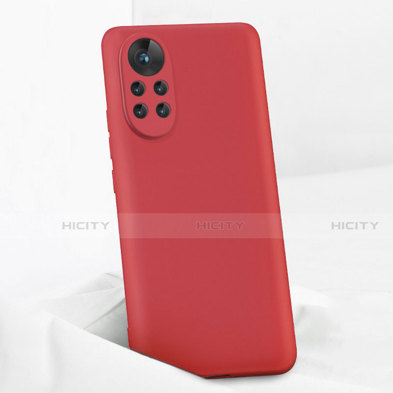 Coque Ultra Fine Silicone Souple 360 Degres Housse Etui pour Huawei Nova 8 Pro 5G Rouge Plus