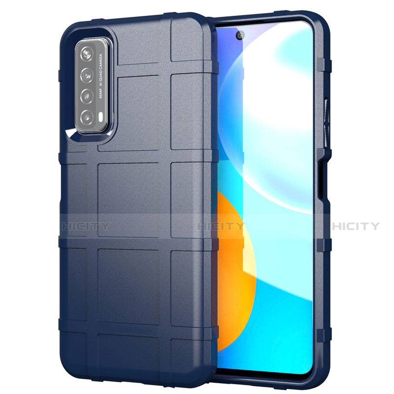 Coque Ultra Fine Silicone Souple 360 Degres Housse Etui pour Huawei P Smart (2021) Bleu Plus