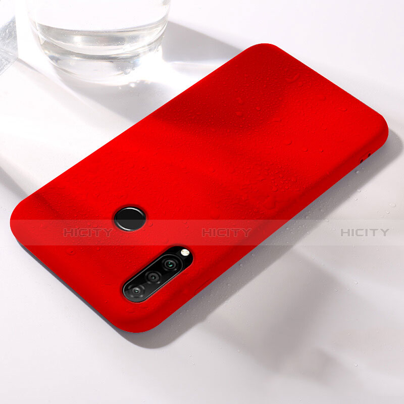 Coque Ultra Fine Silicone Souple 360 Degres Housse Etui pour Huawei P30 Lite New Edition Rouge Plus