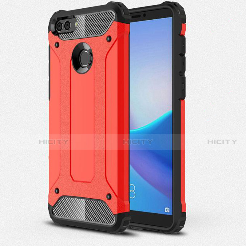 Coque Ultra Fine Silicone Souple 360 Degres Housse Etui pour Huawei Y9 (2018) Rouge Plus