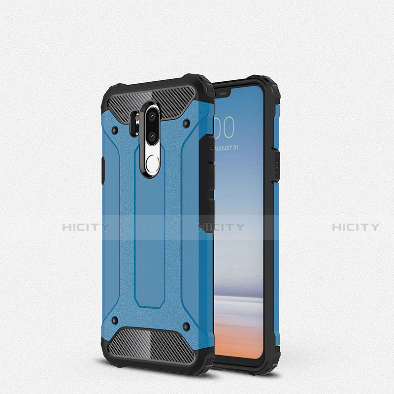 Coque Ultra Fine Silicone Souple 360 Degres Housse Etui pour LG G7 Bleu Plus