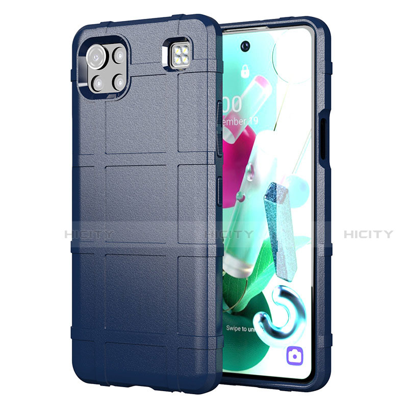 Coque Ultra Fine Silicone Souple 360 Degres Housse Etui pour LG K92 5G Bleu Plus