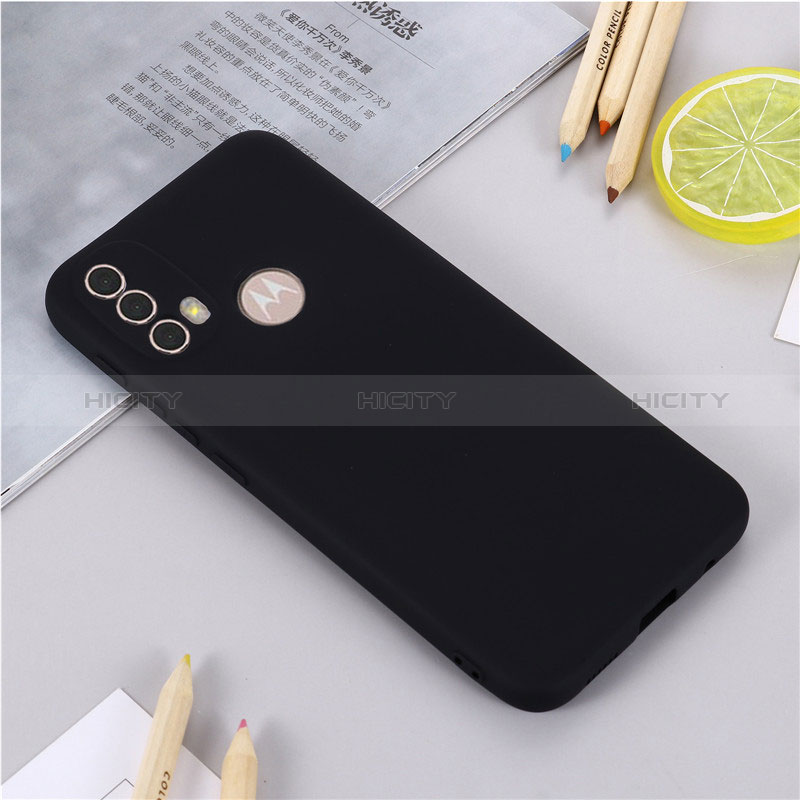 Coque Ultra Fine Silicone Souple 360 Degres Housse Etui pour Motorola Moto E20 Noir Plus