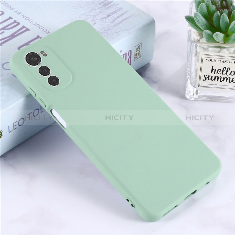 Coque Ultra Fine Silicone Souple 360 Degres Housse Etui pour Motorola Moto E32 Vert Plus