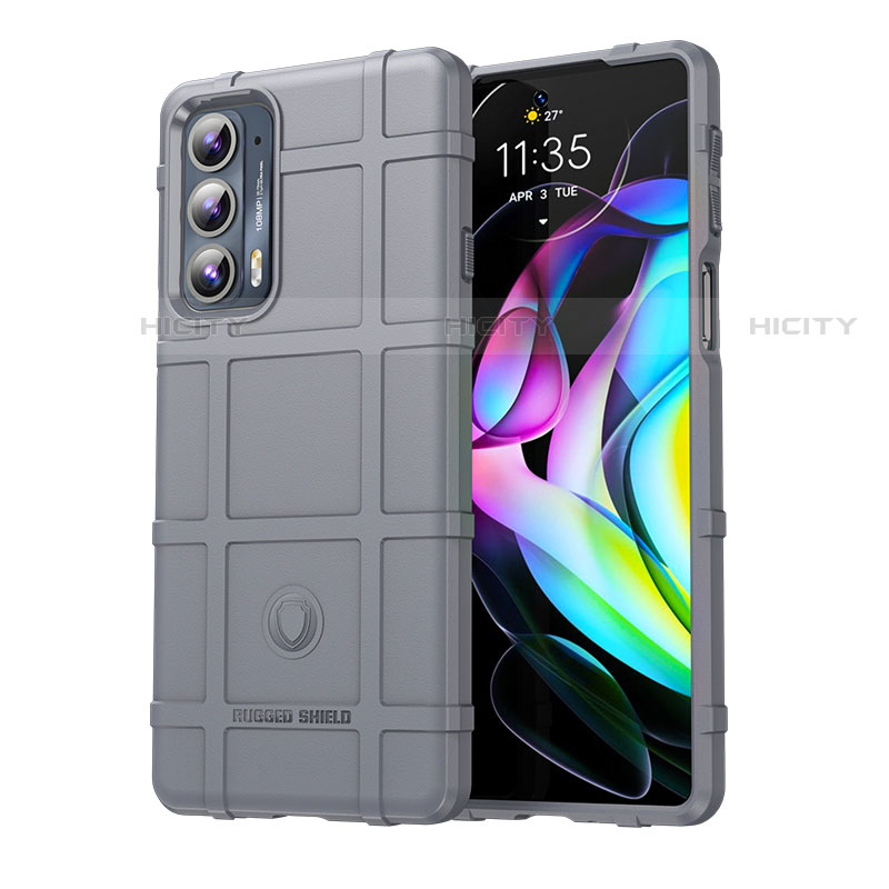 Coque Ultra Fine Silicone Souple 360 Degres Housse Etui pour Motorola Moto Edge 20 5G Gris Plus