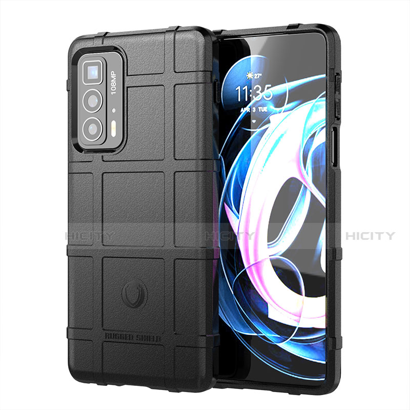 Coque Ultra Fine Silicone Souple 360 Degres Housse Etui pour Motorola Moto Edge 20 Pro 5G Noir Plus