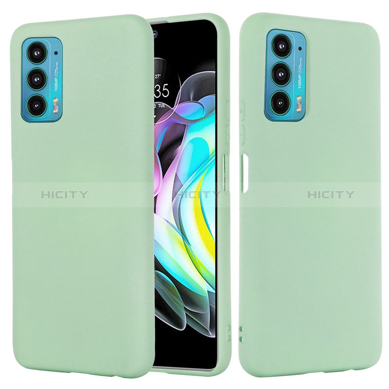 Coque Ultra Fine Silicone Souple 360 Degres Housse Etui pour Motorola Moto Edge 20 Pro 5G Vert Plus