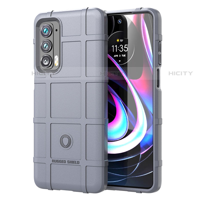 Coque Ultra Fine Silicone Souple 360 Degres Housse Etui pour Motorola Moto Edge (2021) 5G Gris Plus