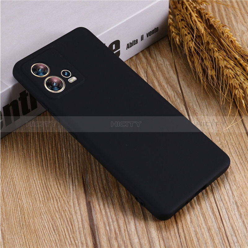 Coque Ultra Fine Silicone Souple 360 Degres Housse Etui pour Motorola Moto Edge 30 Fusion 5G Noir Plus