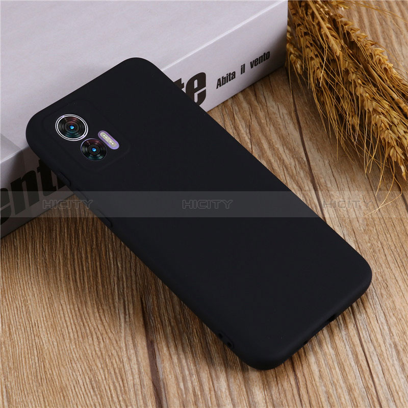 Coque Ultra Fine Silicone Souple 360 Degres Housse Etui pour Motorola Moto Edge 30 Lite 5G Noir Plus