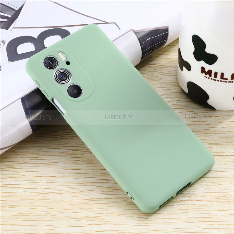 Coque Ultra Fine Silicone Souple 360 Degres Housse Etui pour Motorola Moto Edge 30 Pro 5G Vert Plus