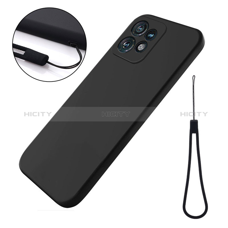 Coque Ultra Fine Silicone Souple 360 Degres Housse Etui pour Motorola Moto Edge 40 Pro 5G Noir Plus