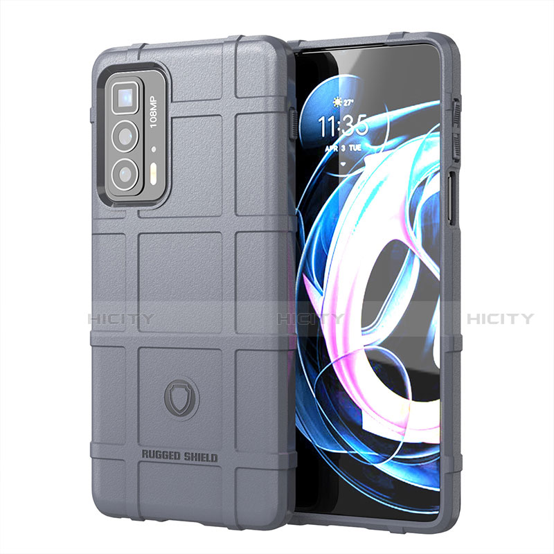 Coque Ultra Fine Silicone Souple 360 Degres Housse Etui pour Motorola Moto Edge S Pro 5G Gris Plus