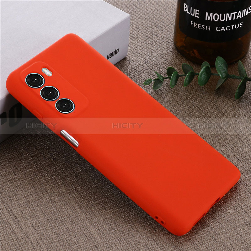 Coque Ultra Fine Silicone Souple 360 Degres Housse Etui pour Motorola Moto Edge S30 5G Rouge Plus