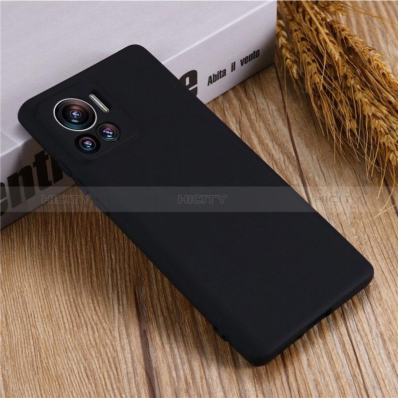 Coque Ultra Fine Silicone Souple 360 Degres Housse Etui pour Motorola Moto Edge X30 Pro 5G Noir Plus