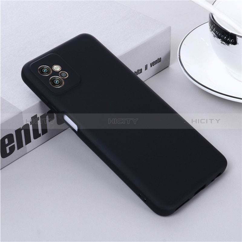 Coque Ultra Fine Silicone Souple 360 Degres Housse Etui pour Motorola Moto G32 Noir Plus