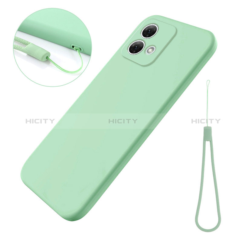 Coque Ultra Fine Silicone Souple 360 Degres Housse Etui pour Motorola Moto G84 5G Vert Plus