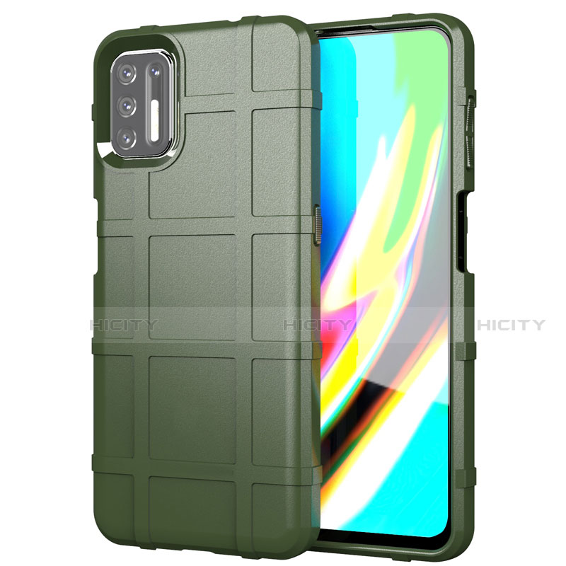 Coque Ultra Fine Silicone Souple 360 Degres Housse Etui pour Motorola Moto G9 Plus Vert Plus