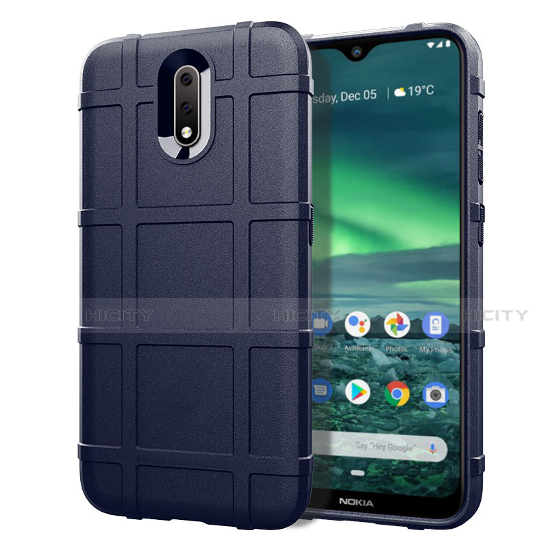 Coque Ultra Fine Silicone Souple 360 Degres Housse Etui pour Nokia 2.3 Bleu Plus