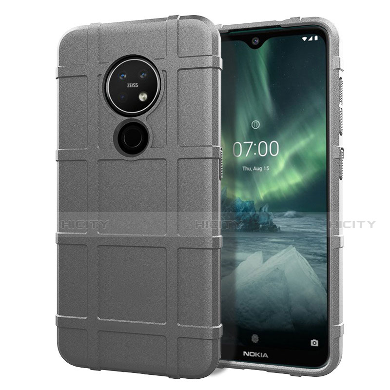 Coque Ultra Fine Silicone Souple 360 Degres Housse Etui pour Nokia 6.2 Gris Plus