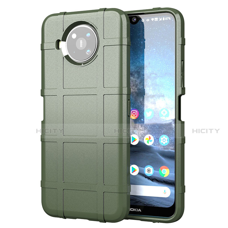 Coque Ultra Fine Silicone Souple 360 Degres Housse Etui pour Nokia 8.3 5G Vert Armee Plus