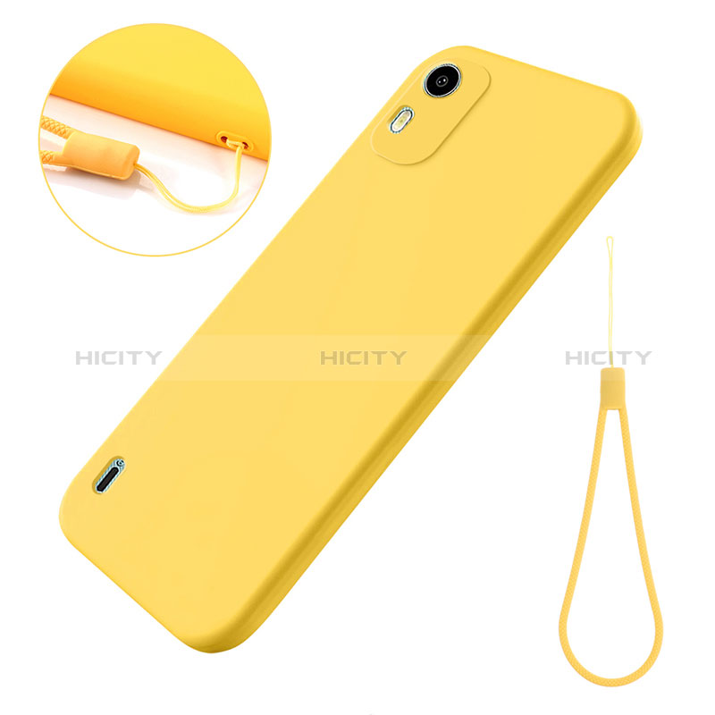 Coque Ultra Fine Silicone Souple 360 Degres Housse Etui pour Nokia C12 Jaune Plus