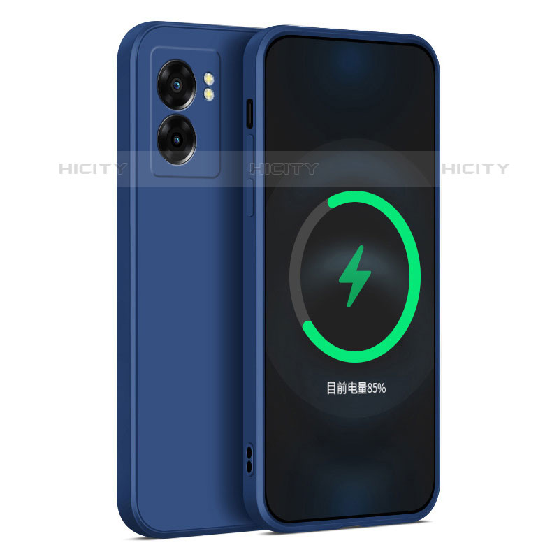 Coque Ultra Fine Silicone Souple 360 Degres Housse Etui pour OnePlus Nord N300 5G Bleu Plus