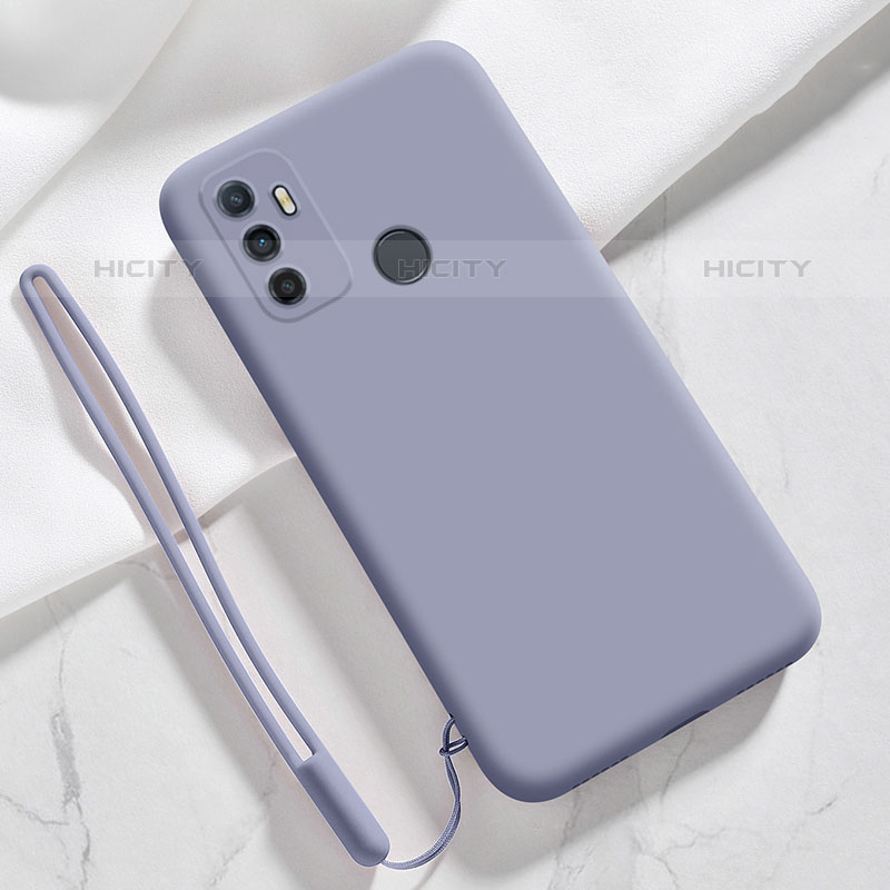 Coque Ultra Fine Silicone Souple 360 Degres Housse Etui pour Oppo A11s Gris Lavende Plus