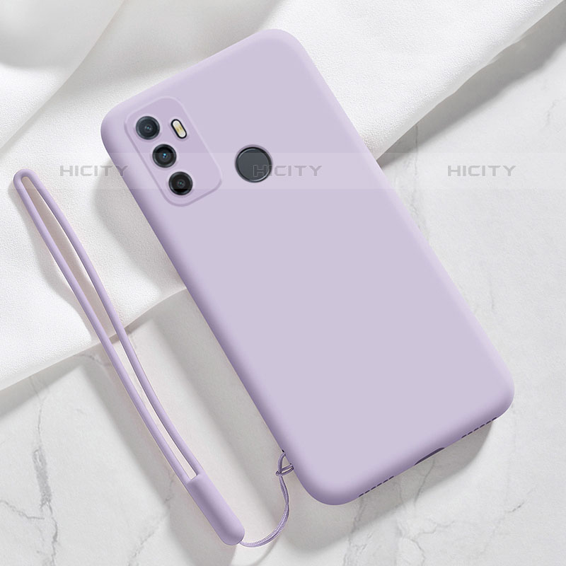 Coque Ultra Fine Silicone Souple 360 Degres Housse Etui pour Oppo A11s Violet Clair Plus