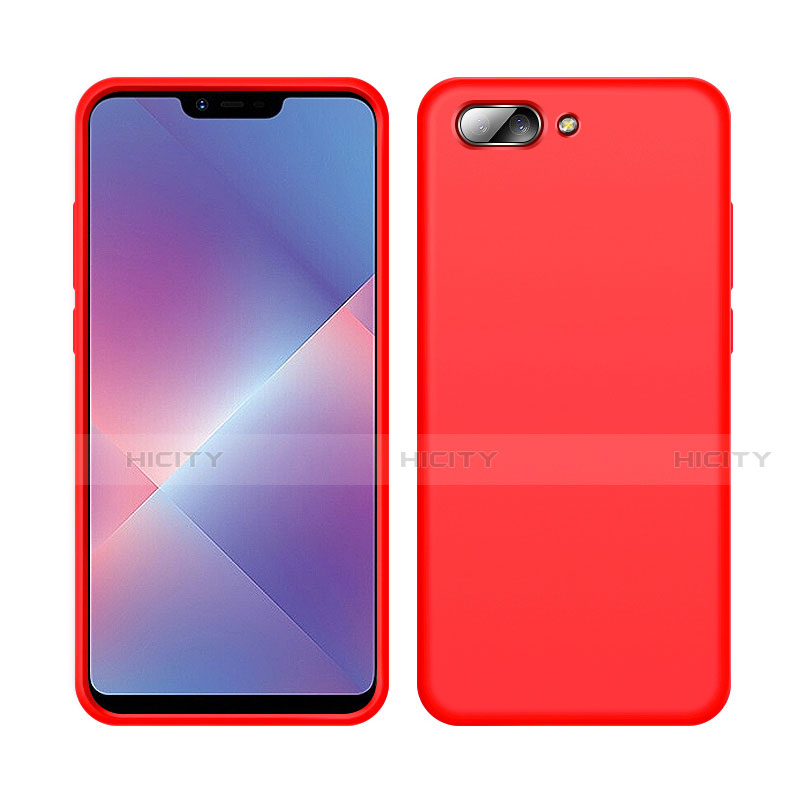 Coque Ultra Fine Silicone Souple 360 Degres Housse Etui pour Oppo A12e Rouge Plus