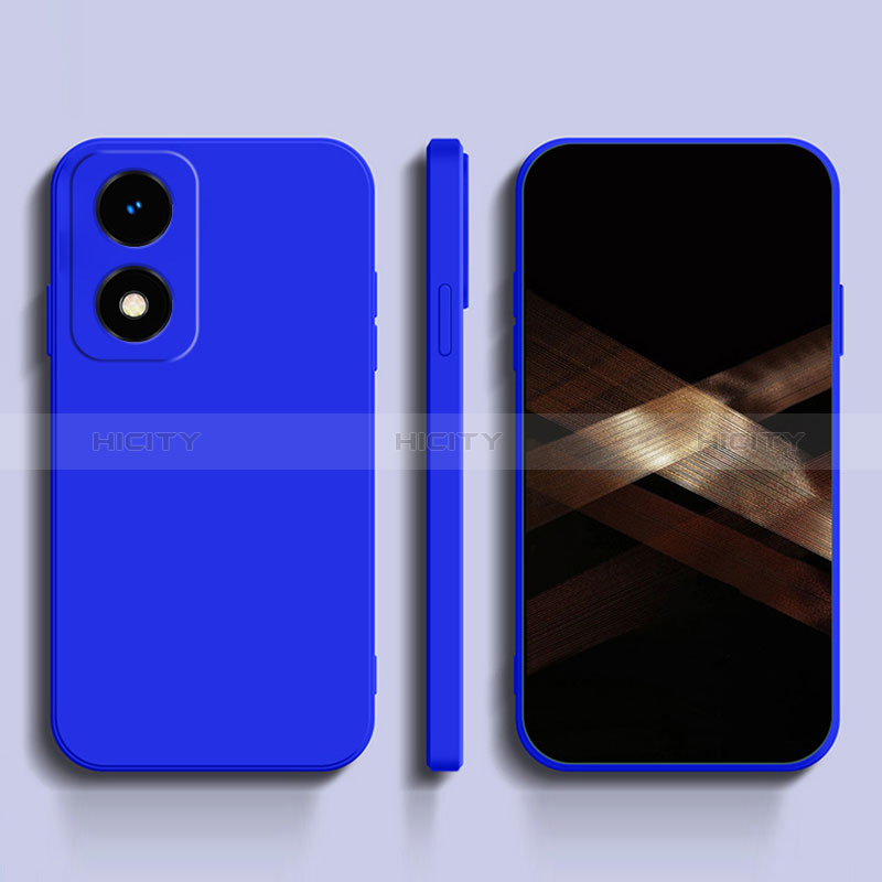 Coque Ultra Fine Silicone Souple 360 Degres Housse Etui pour Oppo A2x 5G Bleu Royal Plus