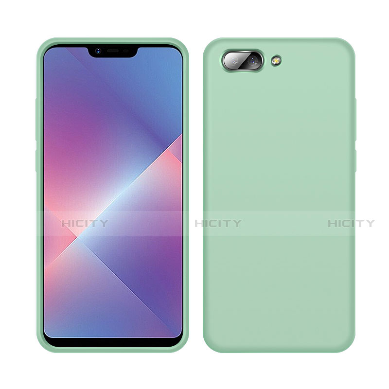 Coque Ultra Fine Silicone Souple 360 Degres Housse Etui pour Oppo A5 Vert Plus