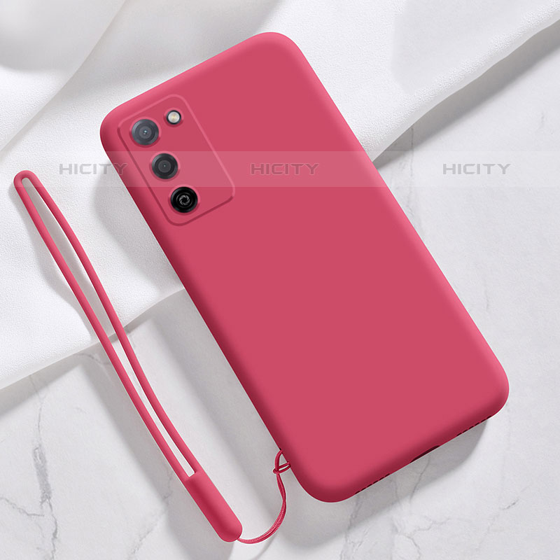 Coque Ultra Fine Silicone Souple 360 Degres Housse Etui pour Oppo A55S 5G Rouge Plus