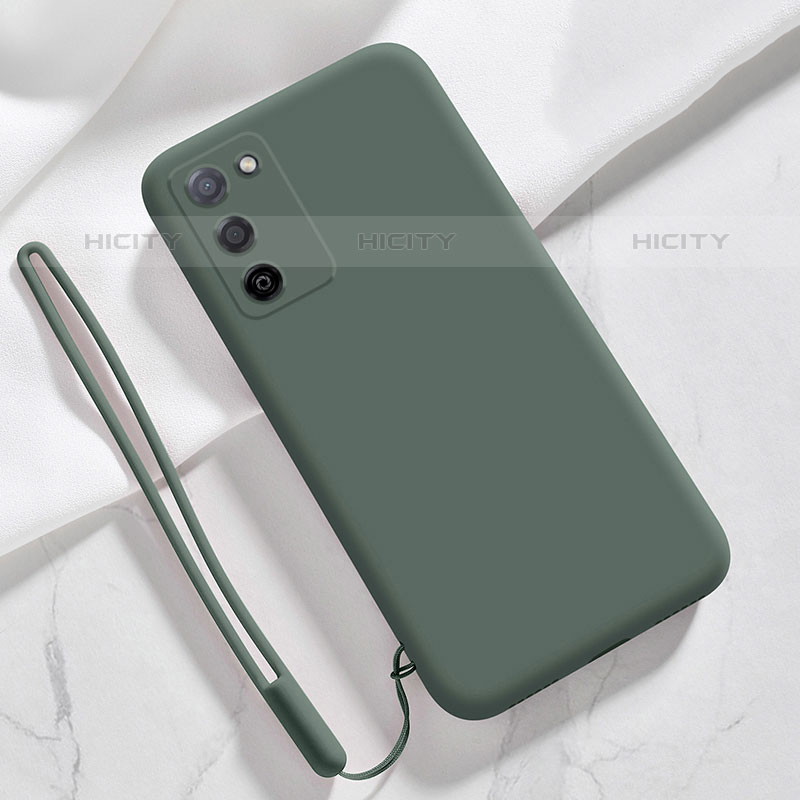 Coque Ultra Fine Silicone Souple 360 Degres Housse Etui pour Oppo A55S 5G Vert Nuit Plus